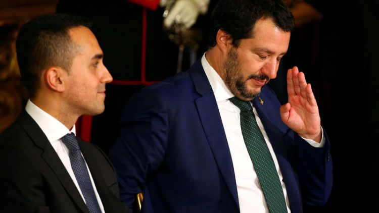 Italy coalition chiefs defiant on budget, forecast GDP growth