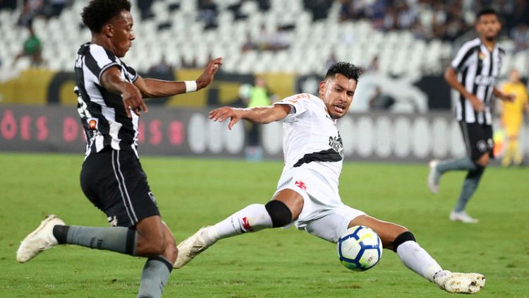 Botafogo draw 1-1 with Vasco in Rio