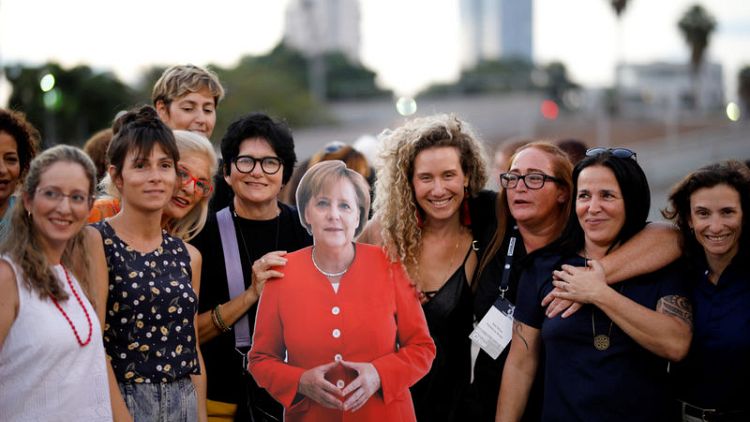 Israeli tech women protest men-only meeting with Merkel