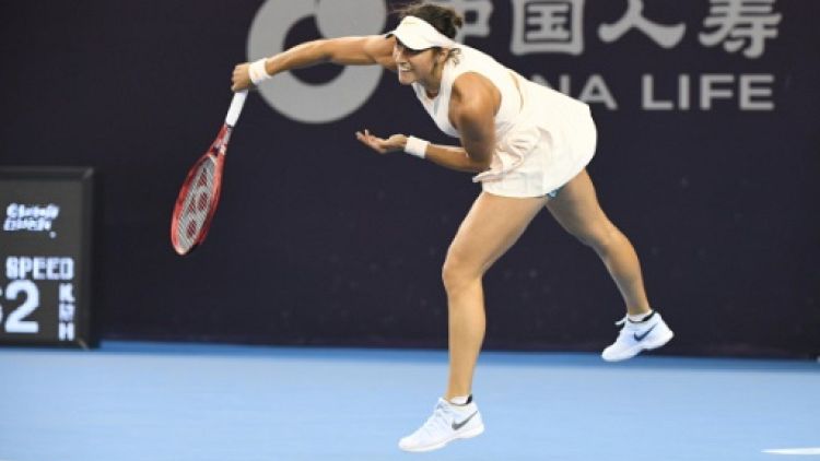 La Française Caroline Garcia lors du tournoi de Pékin, le 4 octobre 2018