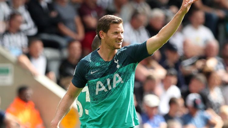 Tottenham's Vertonghen ruled out until December due to injury