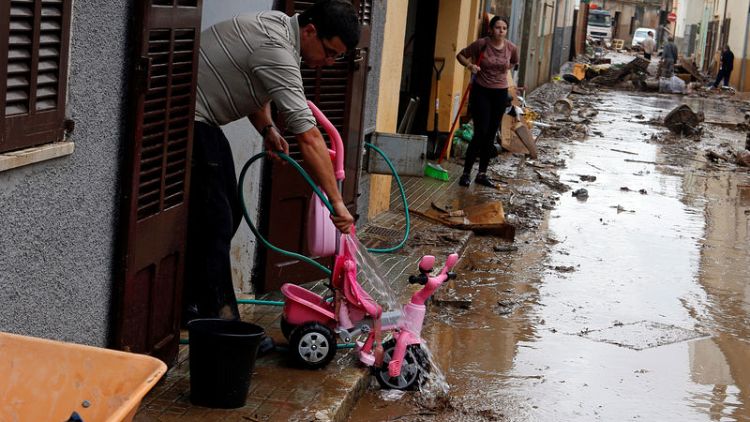 Death toll from floods rises to 12 on Spanish island of Mallorca