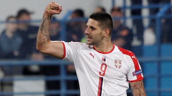 Soccer - Mitrovic double gives Serbia 2-0 win at Montenegro Soccer - Mitrovic double gives Serbia 2-0 win at Montenegro