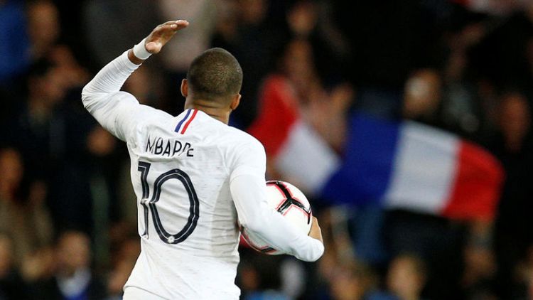Mbappe saves French blushes in 2-2 draw with Iceland