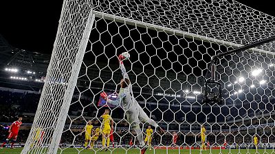 Soccer - Olsen's super save helps Sweden hold Russia to 0-0 draw