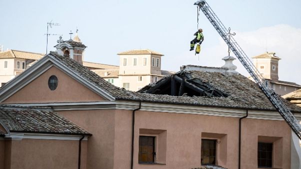 Crollo in chiesa a Roma, primi indagati Crollo in chiesa a Roma, primi indagati