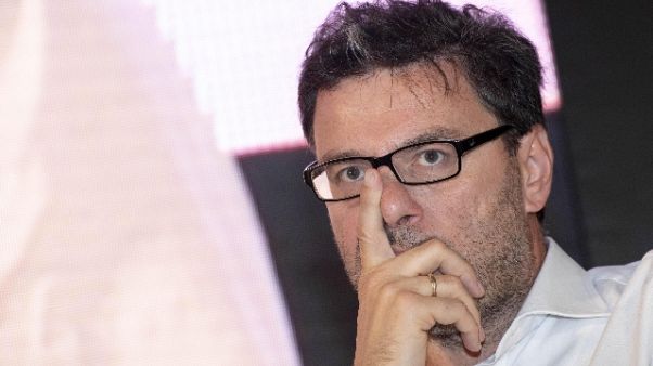 Ue: Giorgetti, lottare ma no colpi testa Ue: Giorgetti, lottare ma no colpi testa