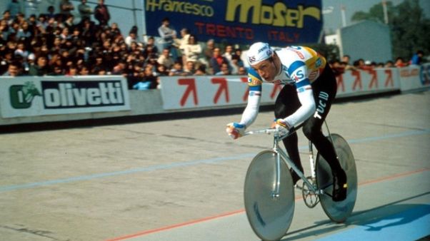Ciclismo:Moser-Wiggins"signori dell'ora" Ciclismo:Moser-Wiggins"signori dell'ora"