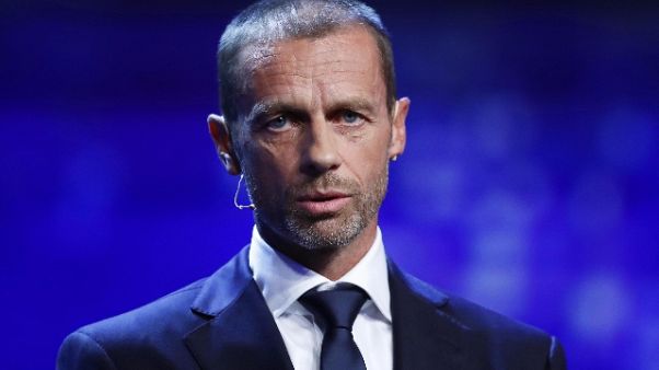 Ceferin, con me in Uefa niente Superlega Ceferin, con me in Uefa niente Superlega