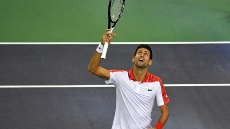 Tennis: Djokovic assomme Zverev et attend Federer en finale à Shanghai