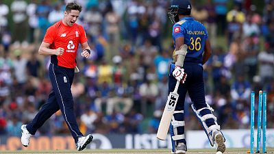 England's Woakes sinks Sri Lanka in rain-marred ODI England's Woakes sinks Sri Lanka in rain-marred ODI