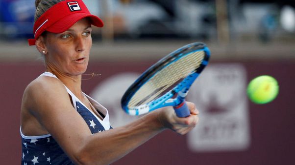 Pliskova sets up Tianjin final with Garcia Pliskova sets up Tianjin final with Garcia