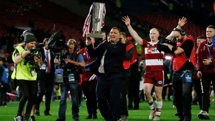 Rugby - Wigan give departing coach Wane the perfect send-off