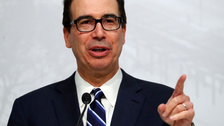 Mnuchin says U.S. will seek currency provision in trade deal with Japan, others