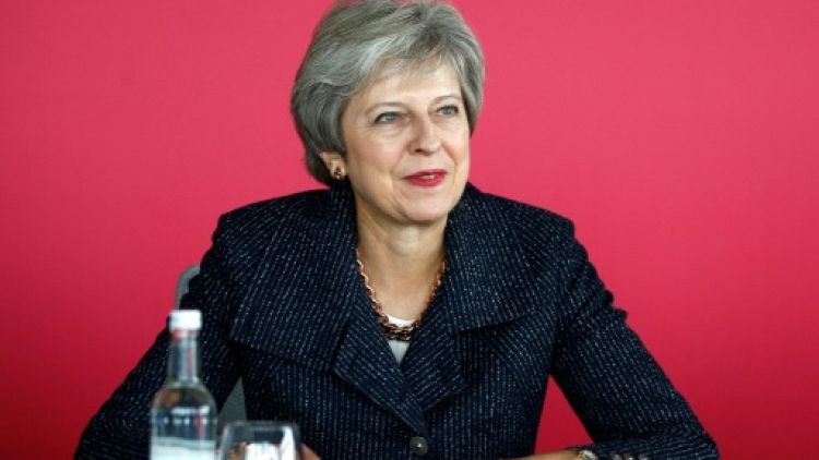 La Première ministre britannique Theresa May à Londres le 11 octobre 2018