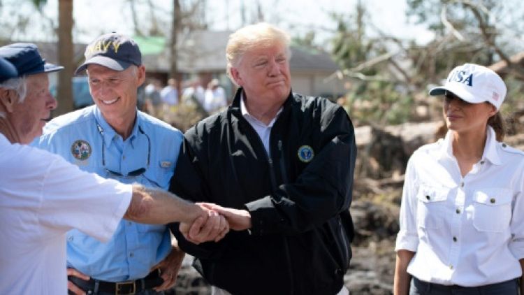 Donald Trump en Floride et en Géorgie pour constater les dégâts de l'ouragan