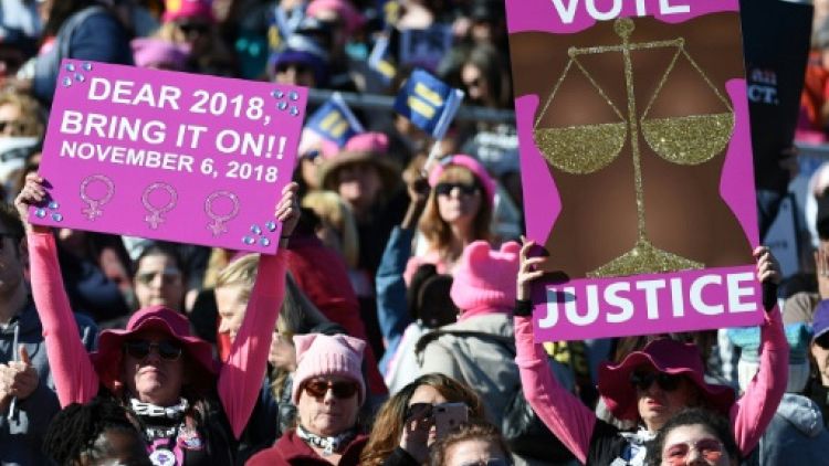 Candidates et électrices galvanisées: l'Amérique vit son "année de la femme"
