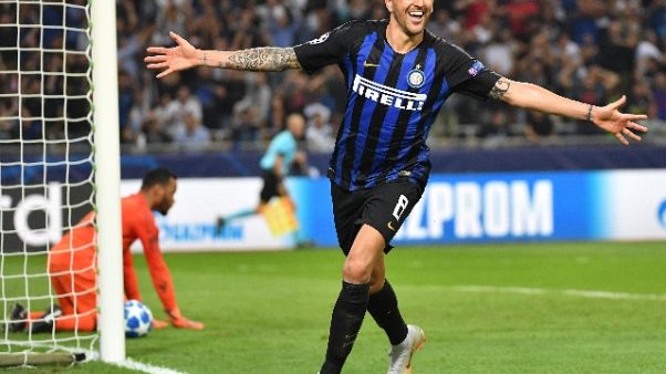 Inter: fastidio muscolare per Vecino Inter: fastidio muscolare per Vecino