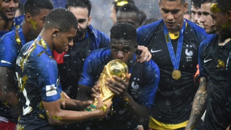 La France sacrée championne du monde le 15 juillet 2018