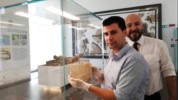 Torna in esposizione iscrizione giudaica Torna in esposizione iscrizione giudaica