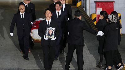 Bodies of South Korean climbers killed in Himalayas are returned home Bodies of South Korean climbers killed in Himalayas are returned home