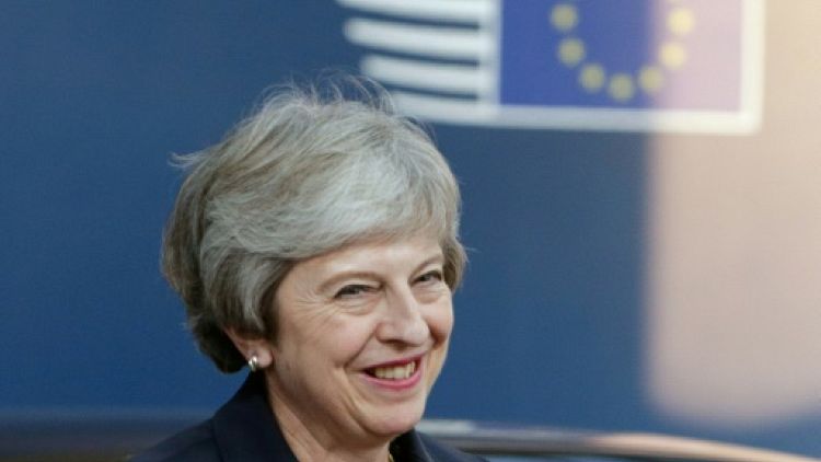 La Première ministre britannique Theresa May le 17 ocobre 2018 à Bruxelles