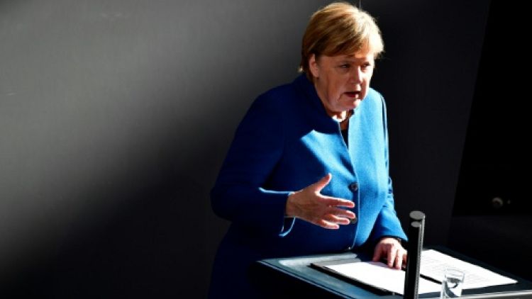 La chancellière allemande Angela Merkel le 17 octobre 2018 à Berlin