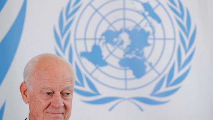 U.N. Syria envoy Staffan de Mistura to step down at end of November