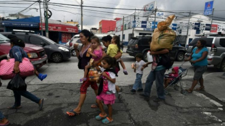 Des milliers de Honduriens défient Trump en marchant vers les Etats-Unis
