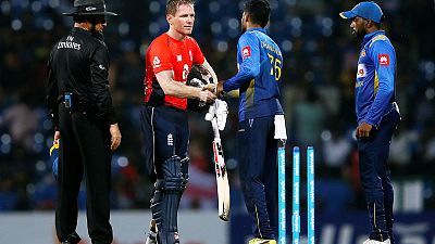 Morgan, Rashid shine as England win rain-hit third ODI