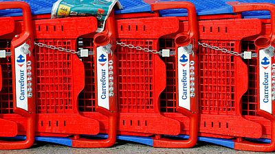 Retailer Carrefour's shares surge after third-quarter sales rise