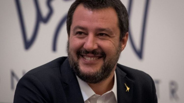 Matteo Salvini à Rome le 17 octobre 2018