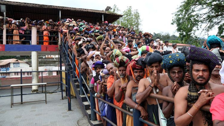 جماعات هندوسية تواصل منع النساء من دخول معبد بجنوب الهند