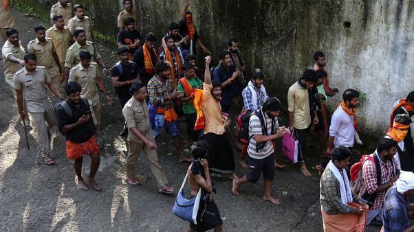 Indian temple controversy turns political as protests grow Indian temple controversy turns political as protests grow