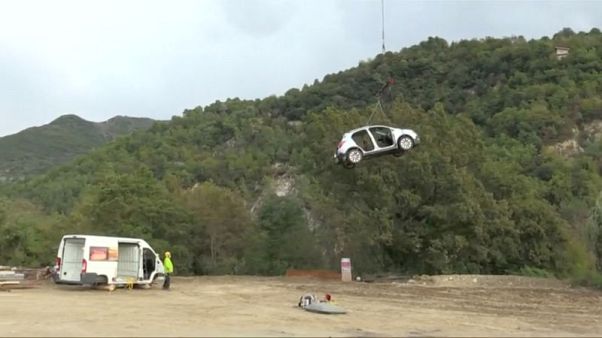 Alpine airlift sends in supplies to isolated French villages Alpine airlift sends in supplies to isolated French villages