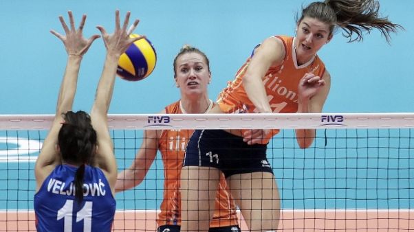 Mondiali donne volley: Serbia-Italia 3-2 Mondiali donne volley: Serbia-Italia 3-2