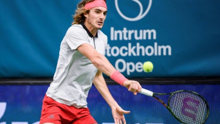 Tennis: Tsitsipas premier finaliste à Stockholm