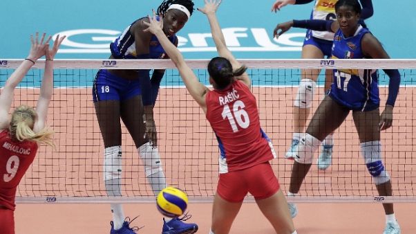 Pallavolo, Mancini 'ci avete emozionato' Pallavolo, Mancini 'ci avete emozionato'