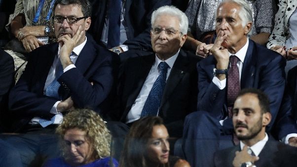 Mattarella, invita azzurre al Quirinale Mattarella, invita azzurre al Quirinale