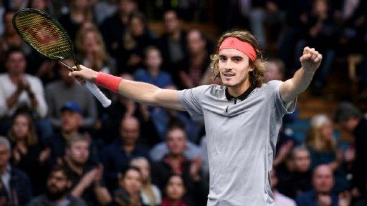 Tennis: Tsitsipas se rapproche d'un premier titre face au revenant Gulbis à Stockholm