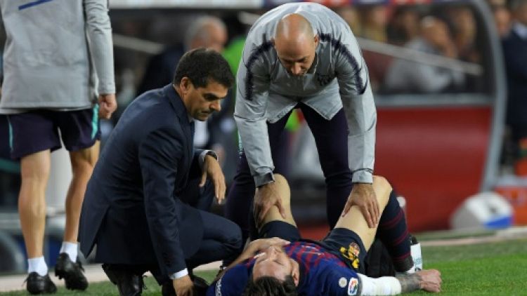 FC Barcelone: Messi blessé pour 3 semaines, clasico compromis