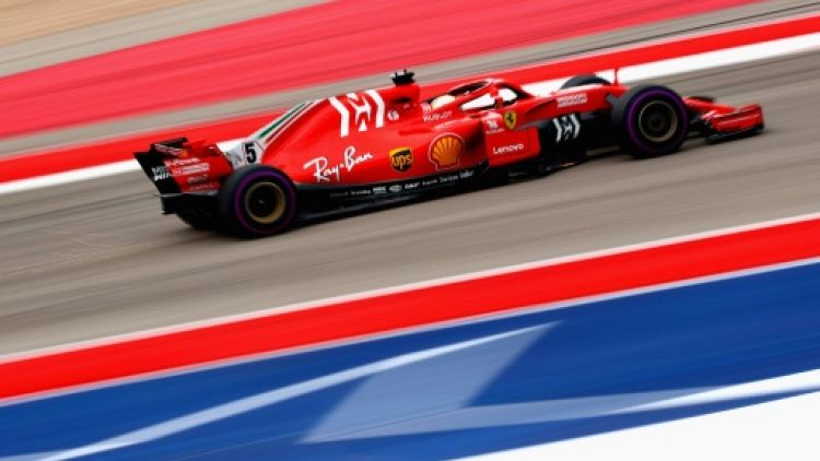 GP des Etats-Unis: Vettel et Ferrari plus rapides sur le sec