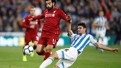 Salah back on the scoresheet as Liverpool scrape past Huddersfield