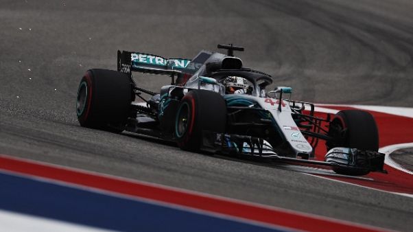 F1: Usa, pole Hamilton poi Vettel e Kimi F1: Usa, pole Hamilton poi Vettel e Kimi