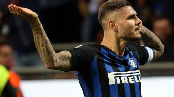 Inter-Milan 1-0, decide Icardi al 92' Inter-Milan 1-0, decide Icardi al 92'