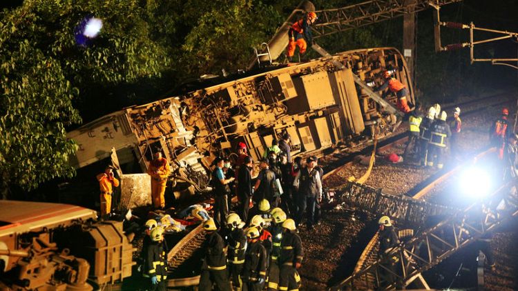 'Why did it happen?' asks Taiwan mourner, after 18 killed in rail disaster