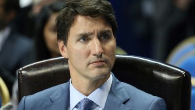 Le Premier ministre canadien Justin Trudeau à Erevan le 12 octobre 2018