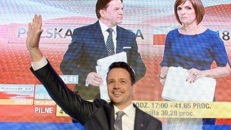 Elections locales en Pologne: les conservateurs en tête mais perdent à Varsovie