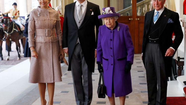 Dutch king and queen begin state visit to Britain