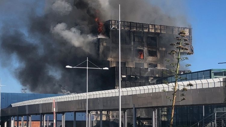 A fuoco uffici Autorità Portuale Savona